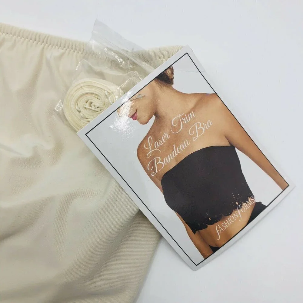 Fashion Forms Large Ivory Laser Trim Bandeau 031‎